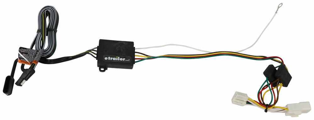 2000 Jeep Cherokee T-One Vehicle Wiring Harness with 4-Pole Flat Trailer Connector 2000 Jeep Grand Cherokee Trailer Wiring Harness
