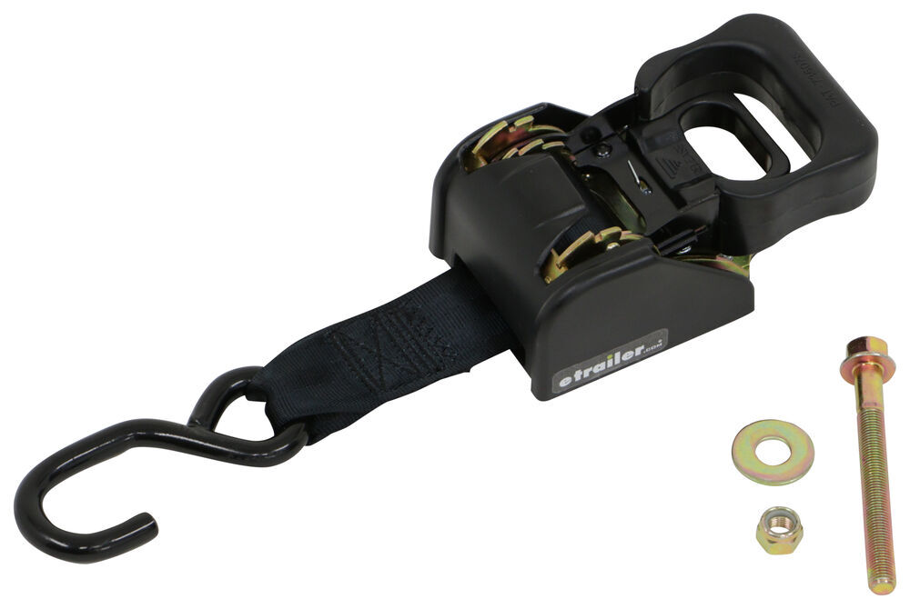 ProGrip Retractable Ratchet Tie-Down Strap - Bolt On - 1-7/8