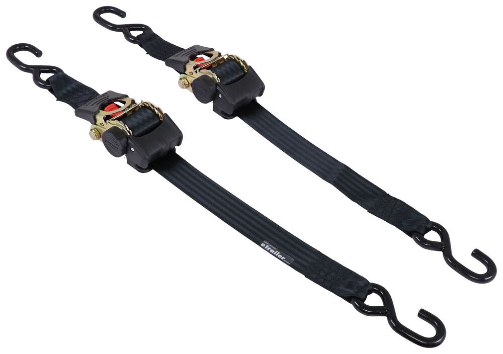 2 x Lock 'n Load Self Ratcheting Motorcycle Cargo Straps Boat 1 Pair