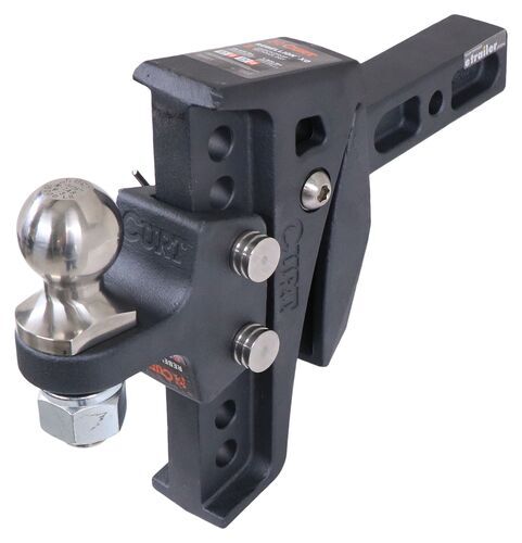 Curt Rebellion XD Shock Absorbing Adjustable Ball Mount w/ 2