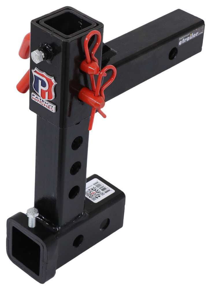 Patriot Hitches 5-Way 3-Ball Mount and Adjustable Drop Hitch Adapter ...