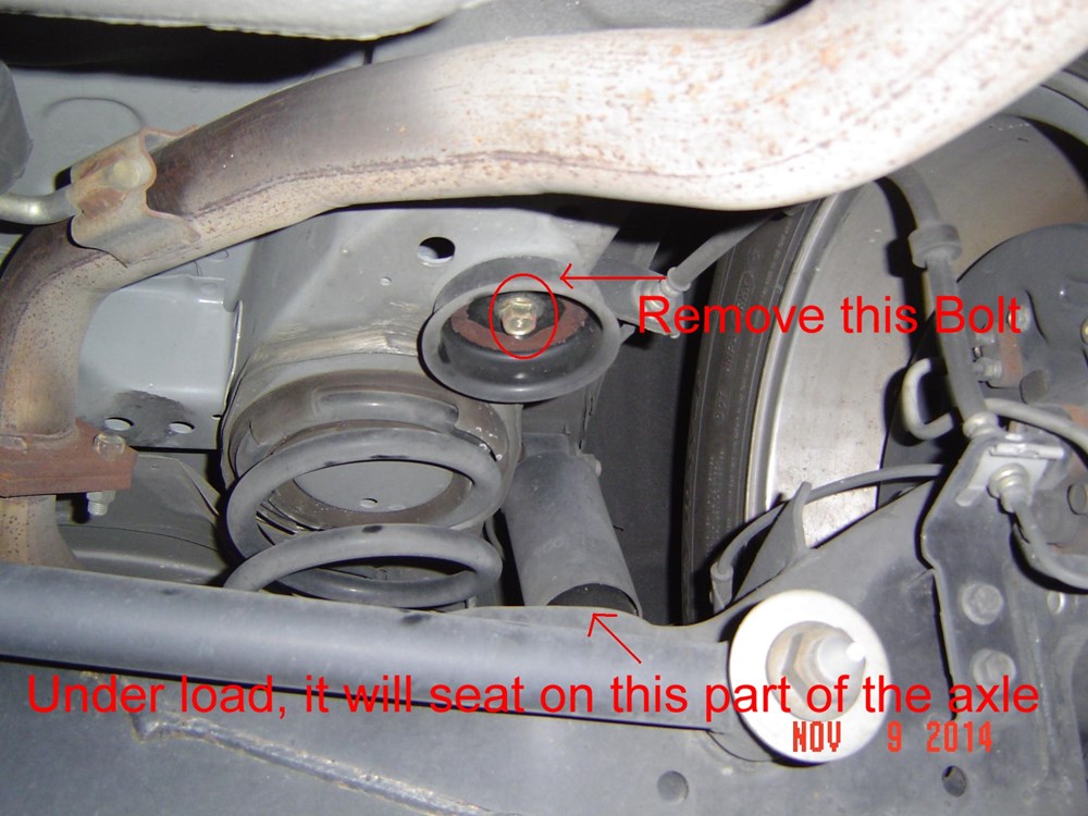 MAZDA MPV Rear Bumper Coil Spring Bump Stop