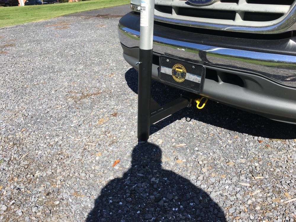 car hitch flag pole