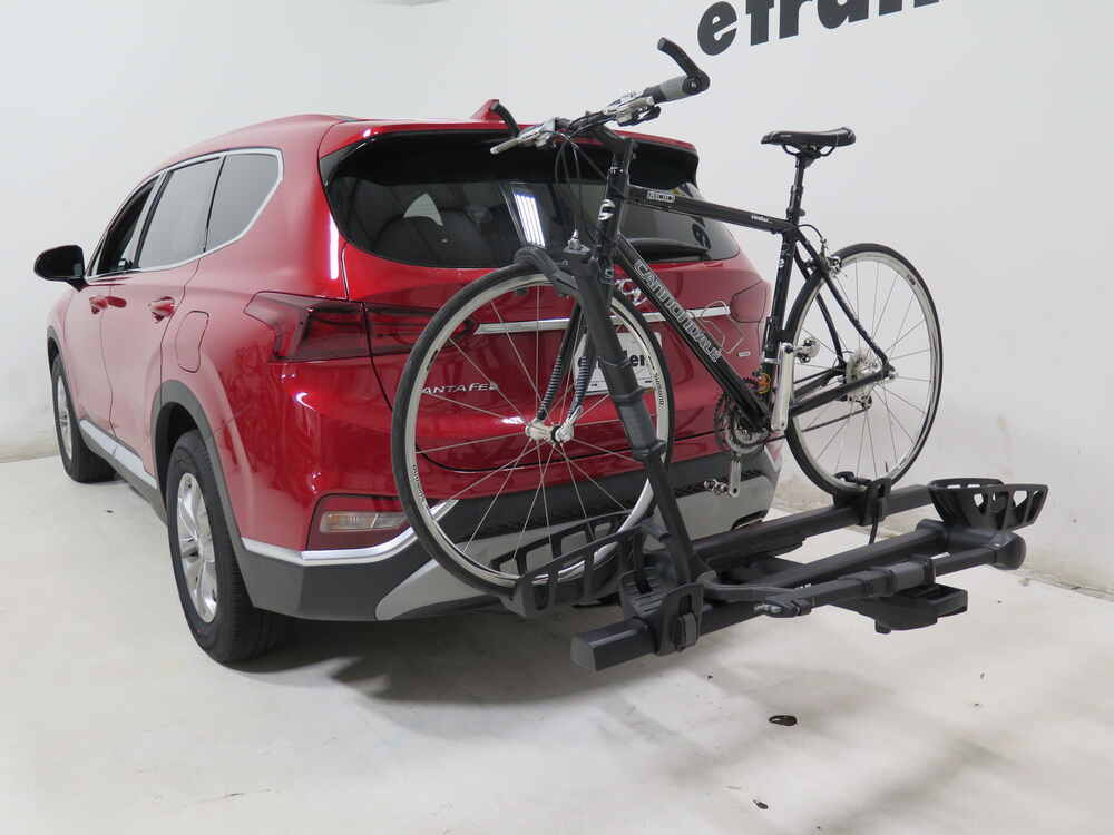 2019 Hyundai Santa Fe Thule T2 Pro XTB 2 Bike Platform Rack - 2" Hitches - Tilting - Black Bike Rack For A Hyundai Santa Fe