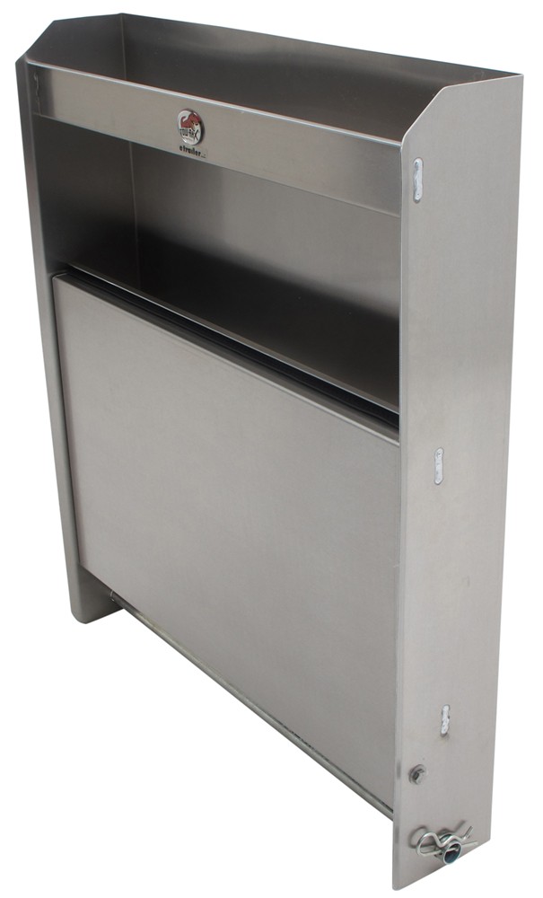 Tow Rax Aluminum Storage Cabinet W Folding Tray 30 Tall X 27
